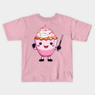 kawaii Ice cream  T-Shirt cute Candy food gilrl funny Kids T-Shirt